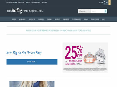 美国珠宝公司Sterling Jewelers官网介绍