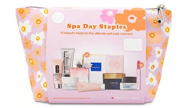 Macy's梅西Spa Day Staples 10件套(价值$110)海淘降至$24.5