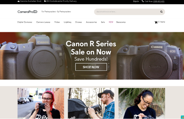 澳洲数码产品海淘网站Camera Pro官网介绍