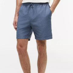 TOMMY HILFIGER 常规版型棉麻混纺短裤 3.5折 $29.57（约202.41元）